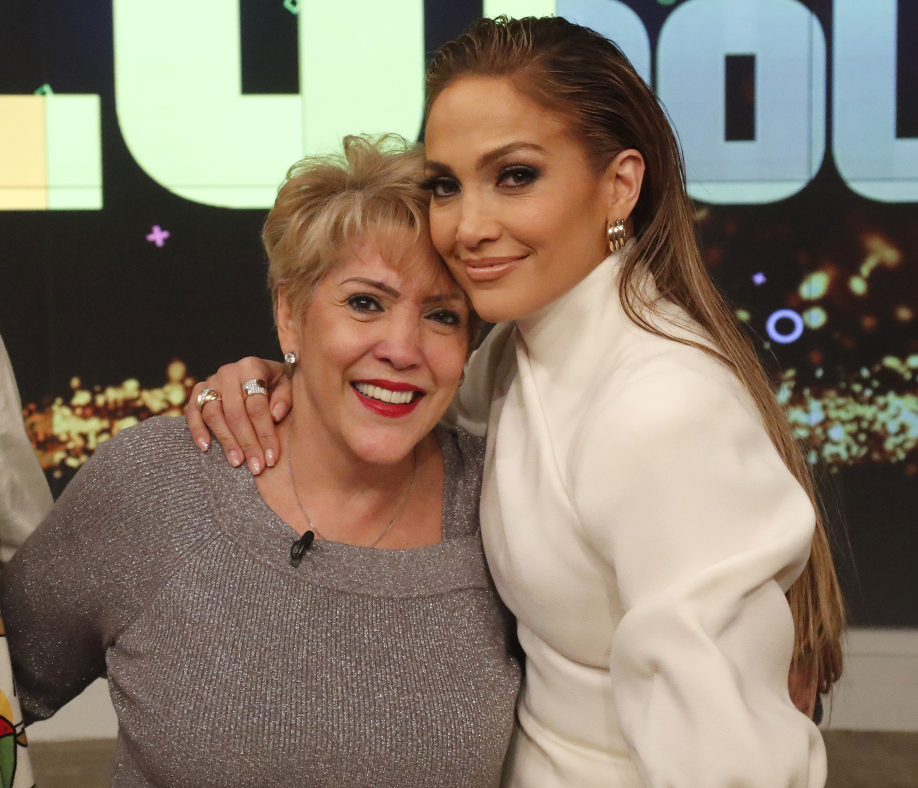 Jennifer Lopez and Guadalupe Rodriguez on "Today" on December 12, 2018. | Source: Getty Images