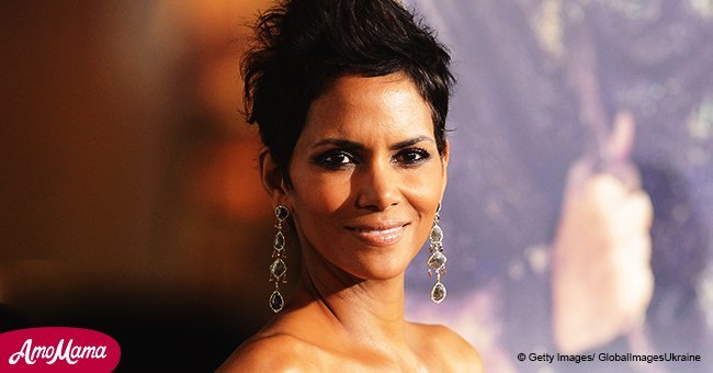 Halle Berry shows off toned legs in a mini dress proving that her beauty is ageless