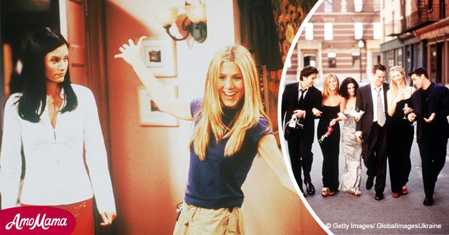  'Friends' pals Rachel and Monica reunite wearing coordinated outfits