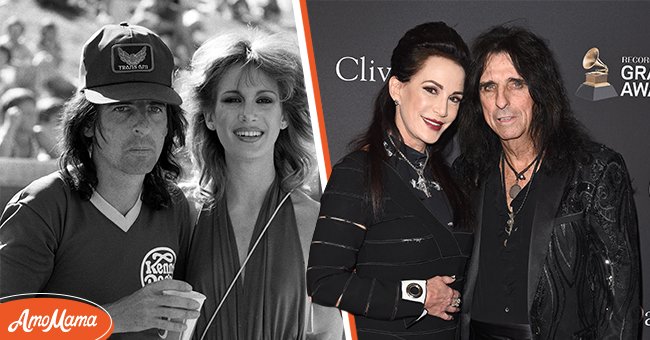 Images of Alice Cooper and his wife, Sheryl Goddard | Photo: Getty Images