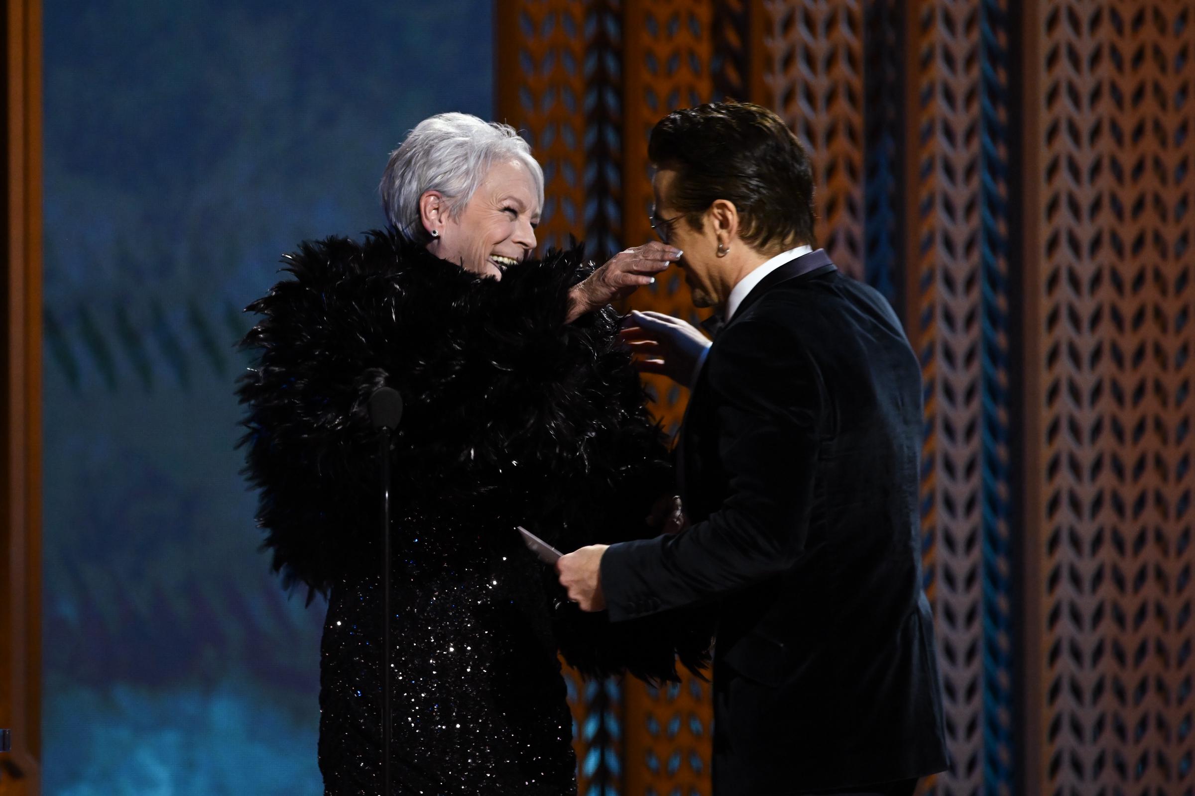 Jamie Lee Curtis, Colin Farrell at the 31st Screen Actors Guild Awards on February 23, 2025, in Los Angeles, California. | Source: Getty Images