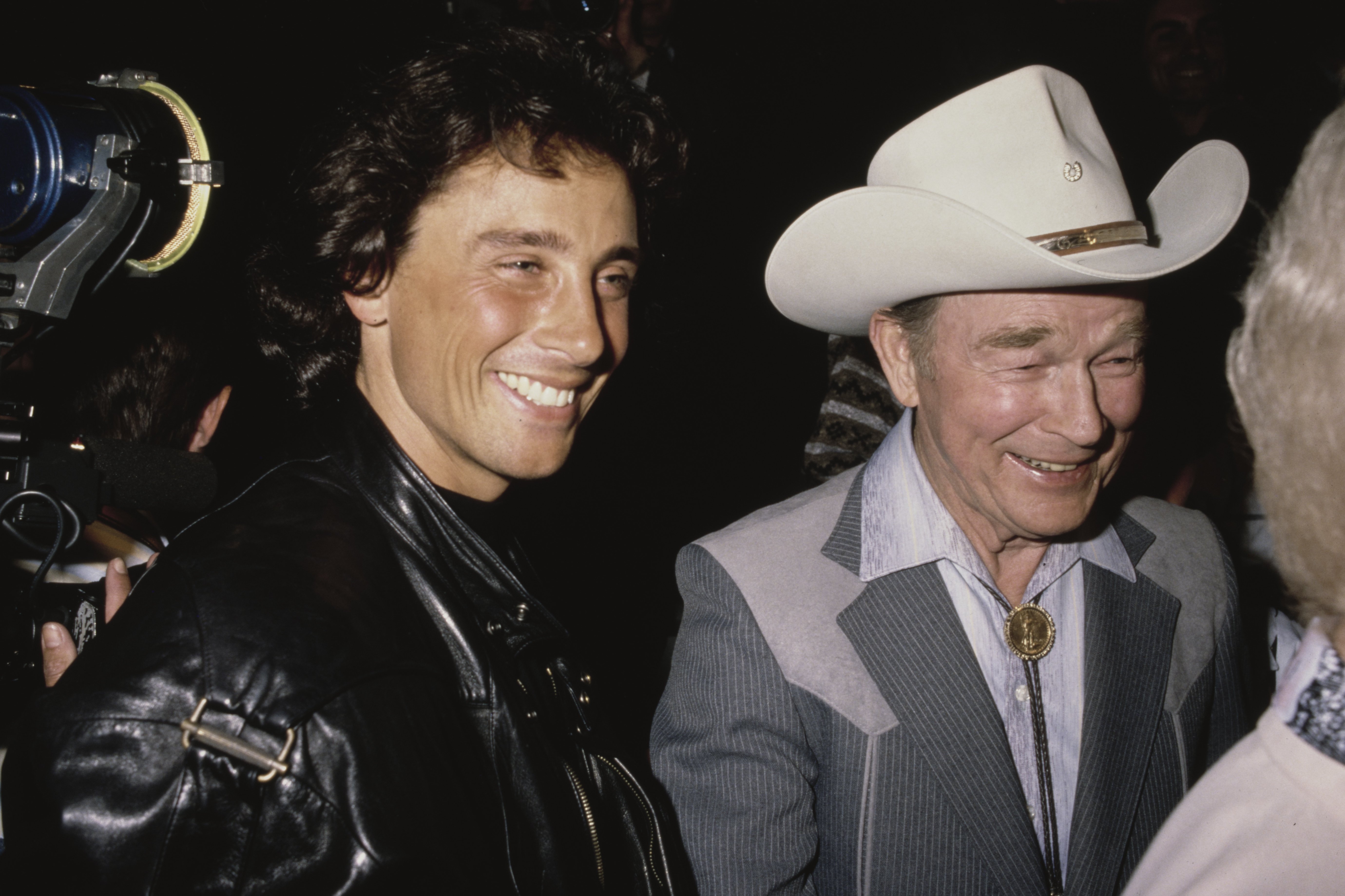Roy Rogers (1911 - 1998) with Matt Lattanzi in 1992 |  Source: Getty Images