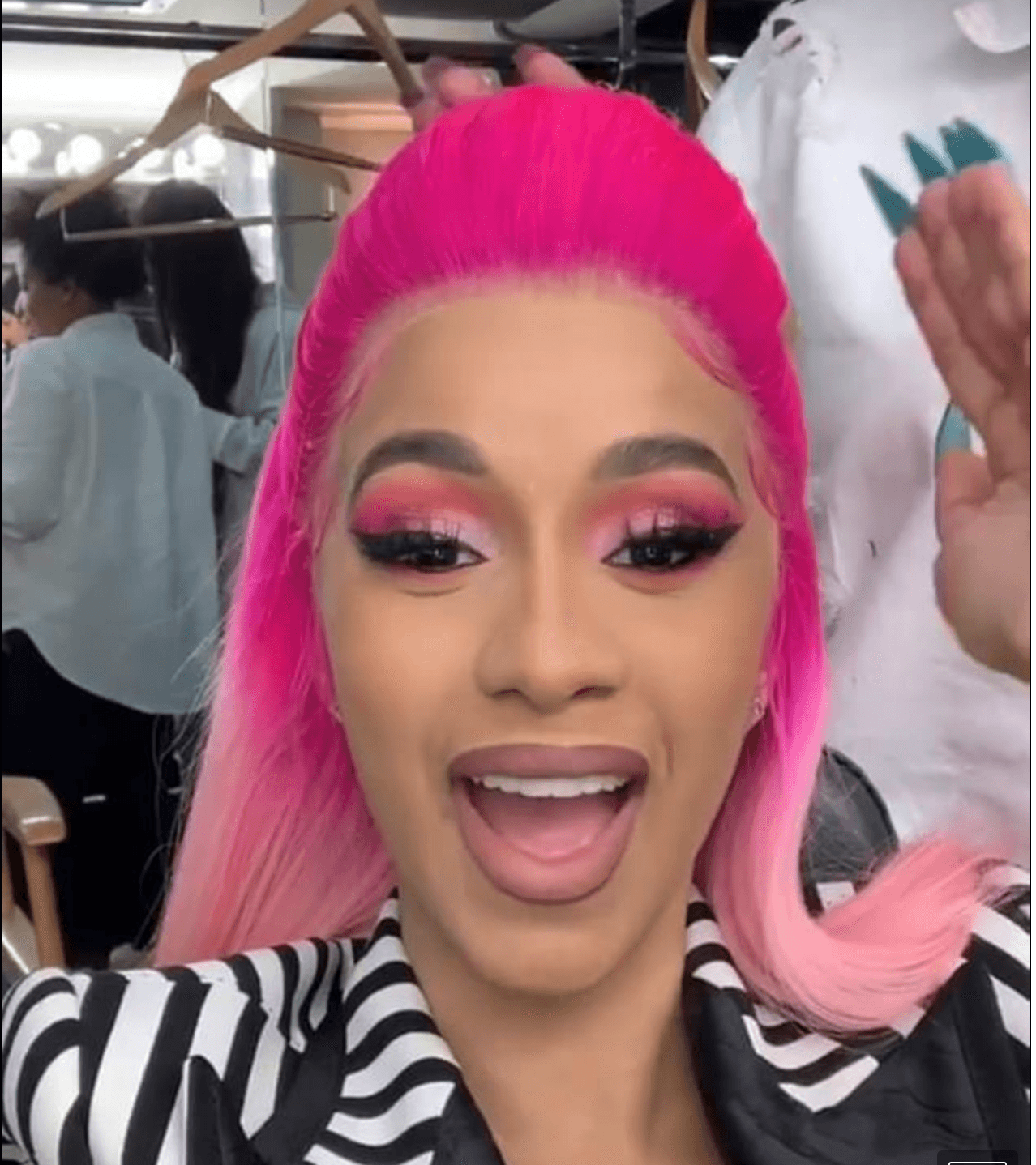 Instagram/Cardi B stories/screenshot by Daily Mail
