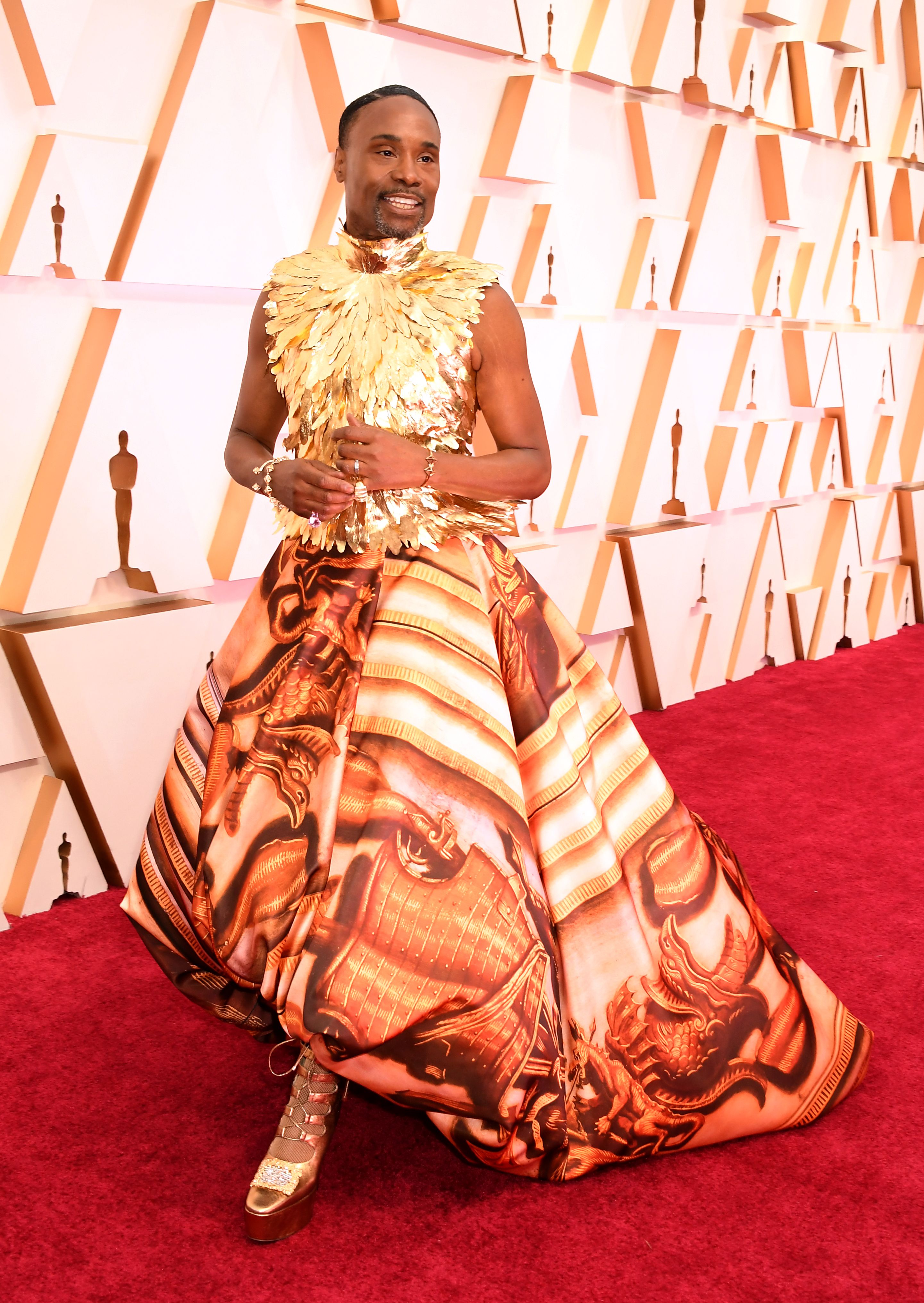 Billy Porter at the Academy Awards on February 09, 2020 in Hollywood, California. | Photo: Getty Images