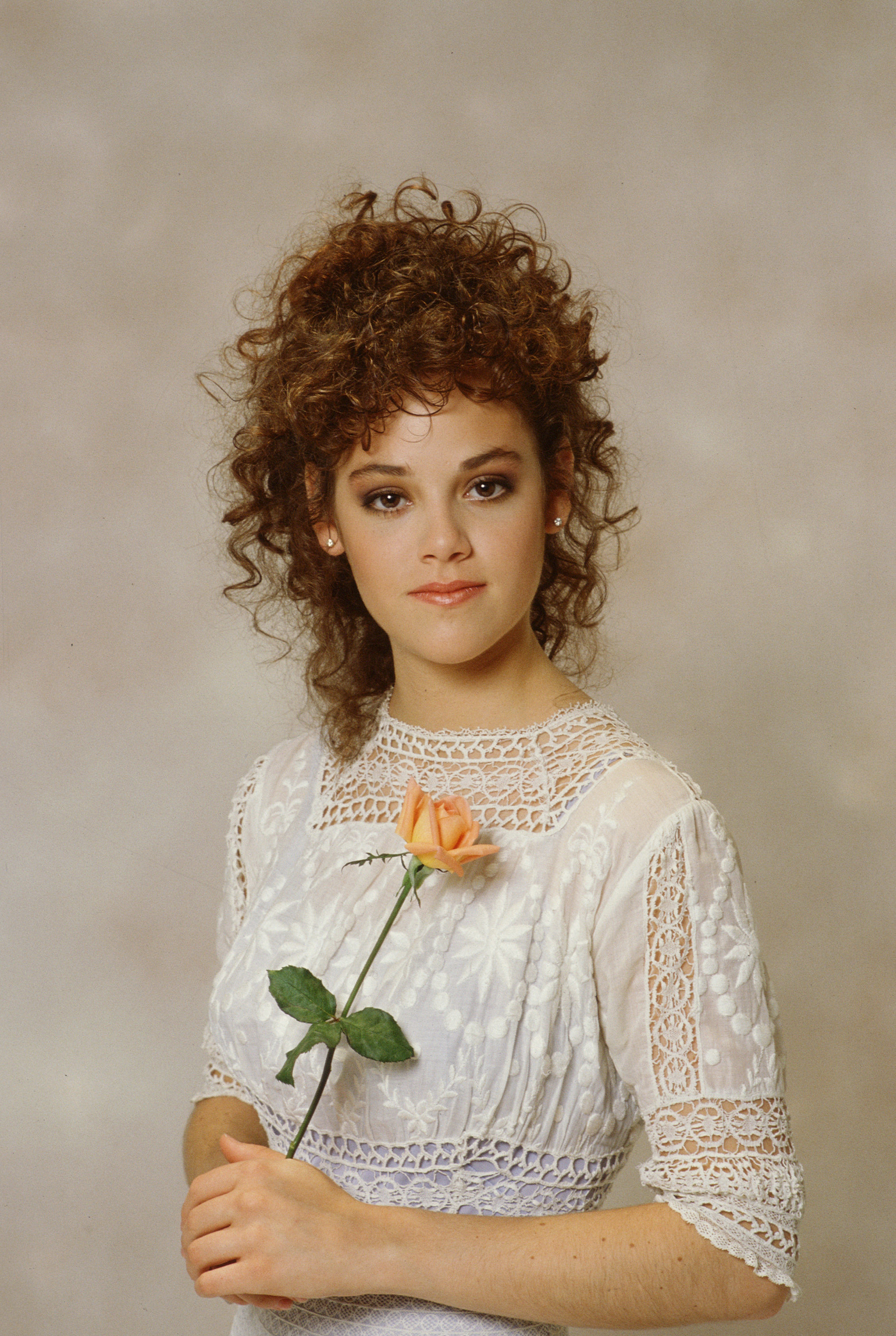 Rebecca Schaeffer circa 1987. | Source: Getty Images