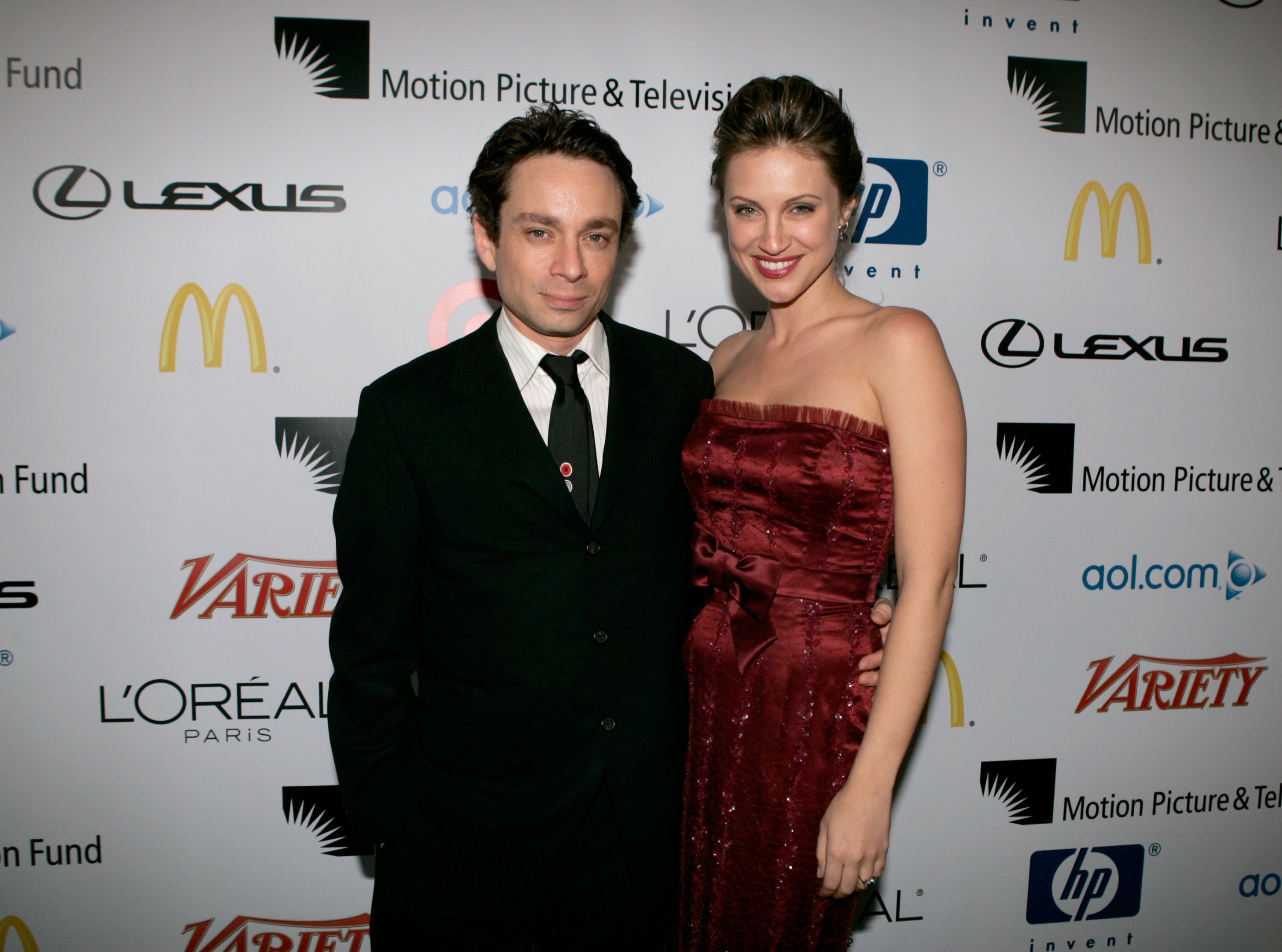 Chris Kattan and Sunshine Deia Tutt attend the 4th Annual "Night Before" party in Beverly Hills Hotel on March 4, 2006, in Beverly Hills, California. | Source: Getty Images