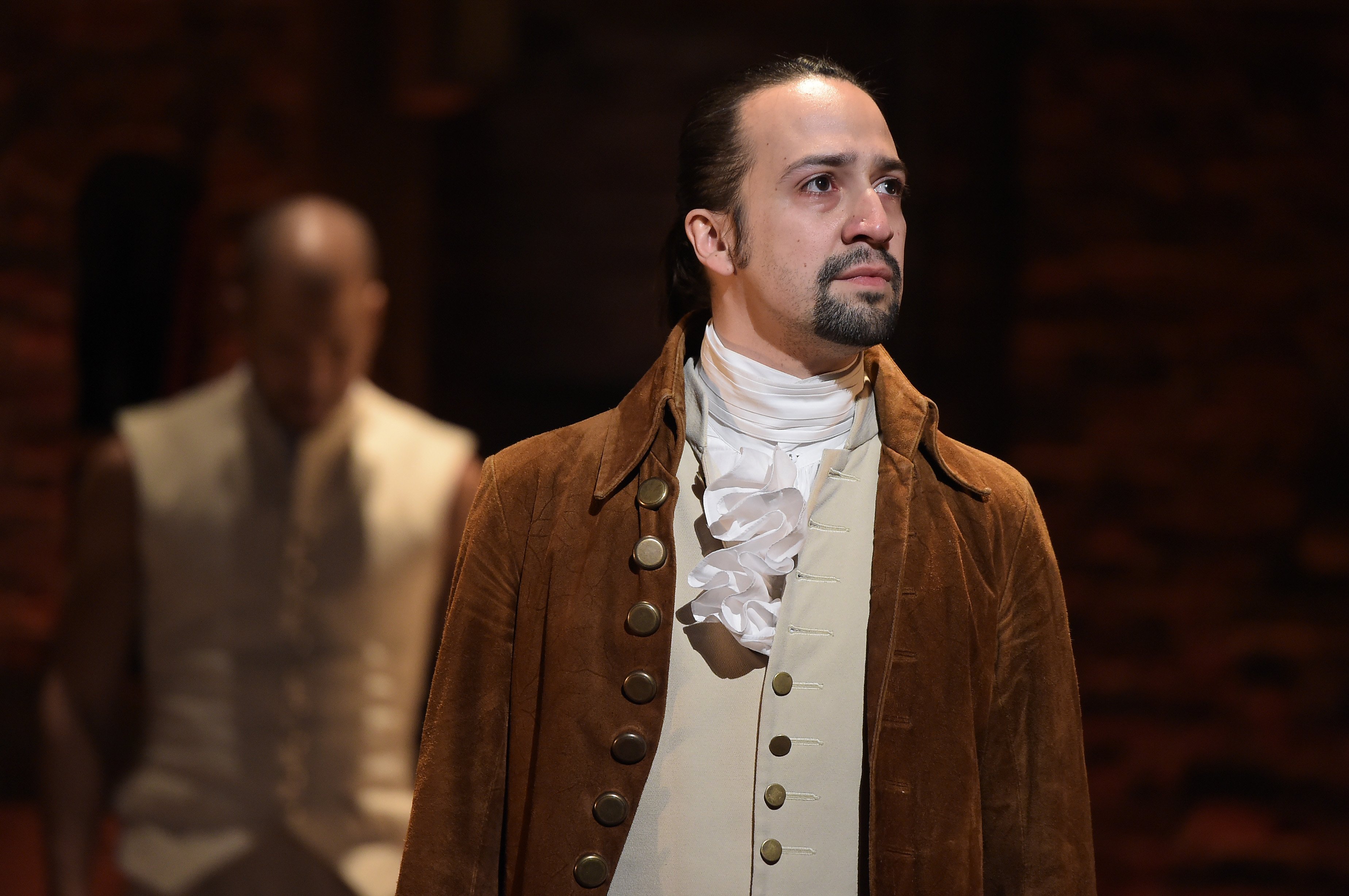 Broadway actor Lin-Manuel Miranda during his Grammy performance for "Hamilton" in 2016. | Photo: Getty Images