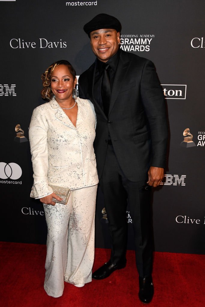 LL Cool J (R) and Simone Smith at The Beverly Hilton Hotel | Source: Getty Images