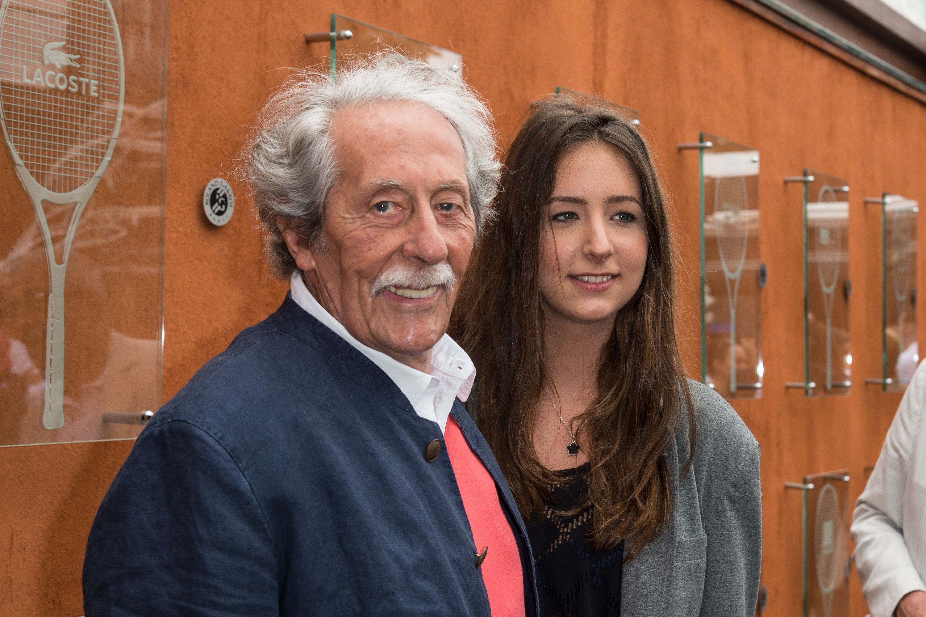 Jean Rochefort et sa fille Clémence Sighting à l'Open de France de Roland Garros le 1 juin 2012 à Paris, France. | Photo : Getty Images