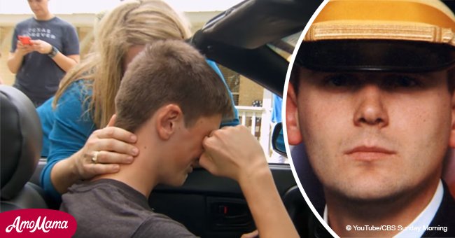 Teenager who never knew his military father is surprised with the perfect gift