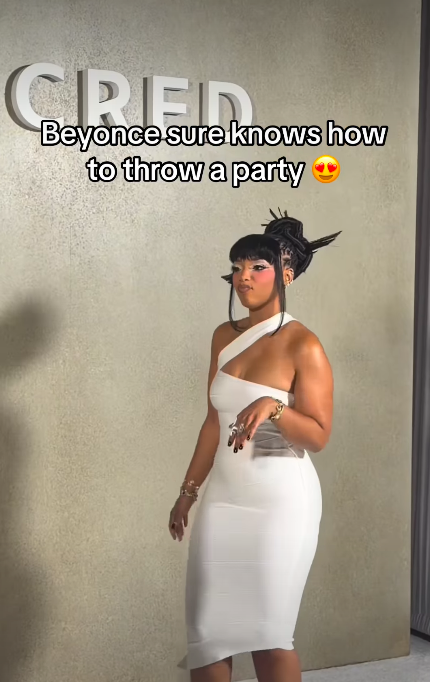 Chlöe Bailey at Beyoncé Knowles-Carter's Cécred hair event, posted in April 2026. | Source: Instagram/elizabethdenton