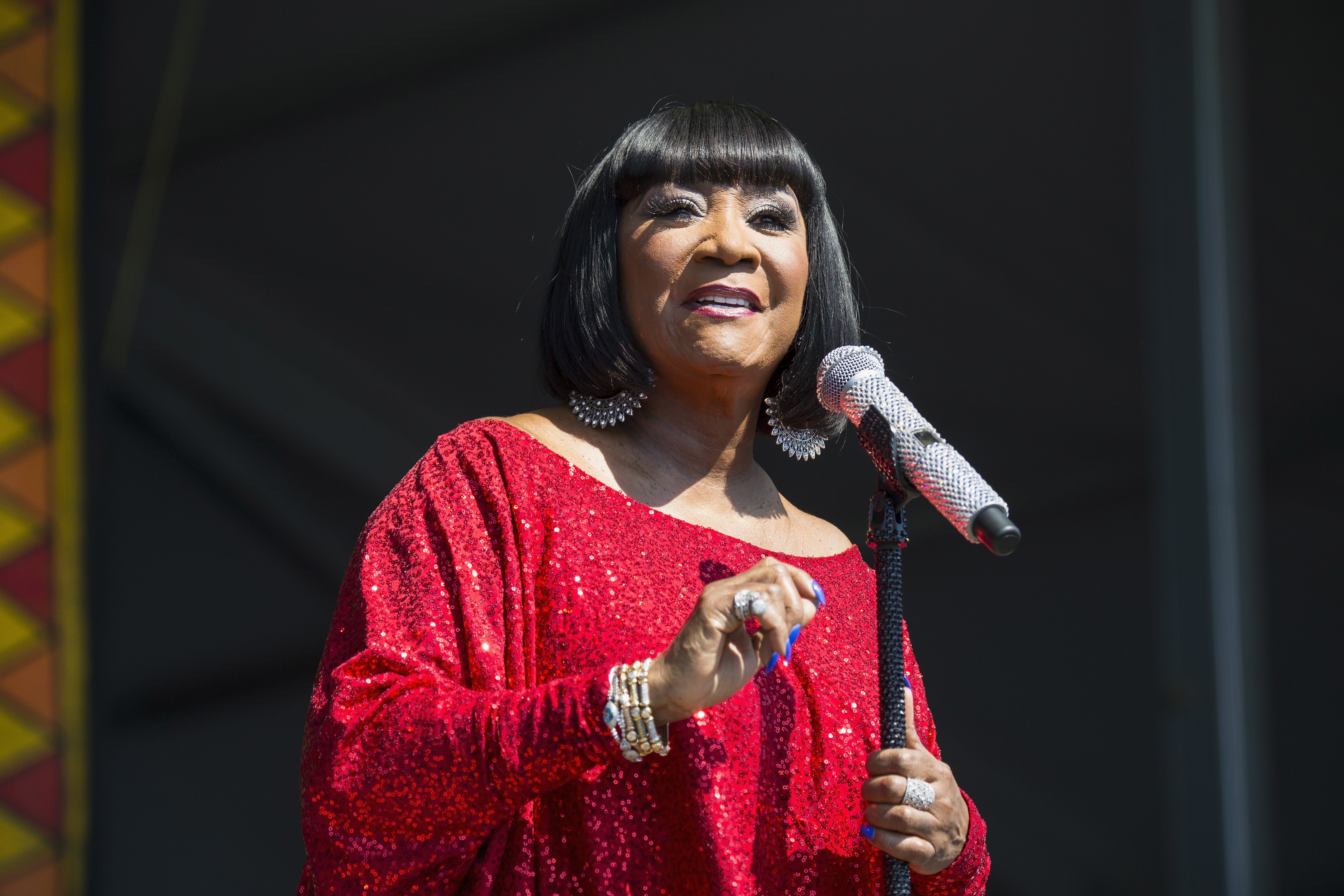 Patti LaBelle performs during the 2017 New Orleans Jazz & Heritage Festival at Fair Grounds Race Course on May 7, 2017 | Source: Getty Images