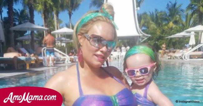 Ice-T's wife Coco Austin shows a creepy video of 2-year-old daughter swimming with sharks