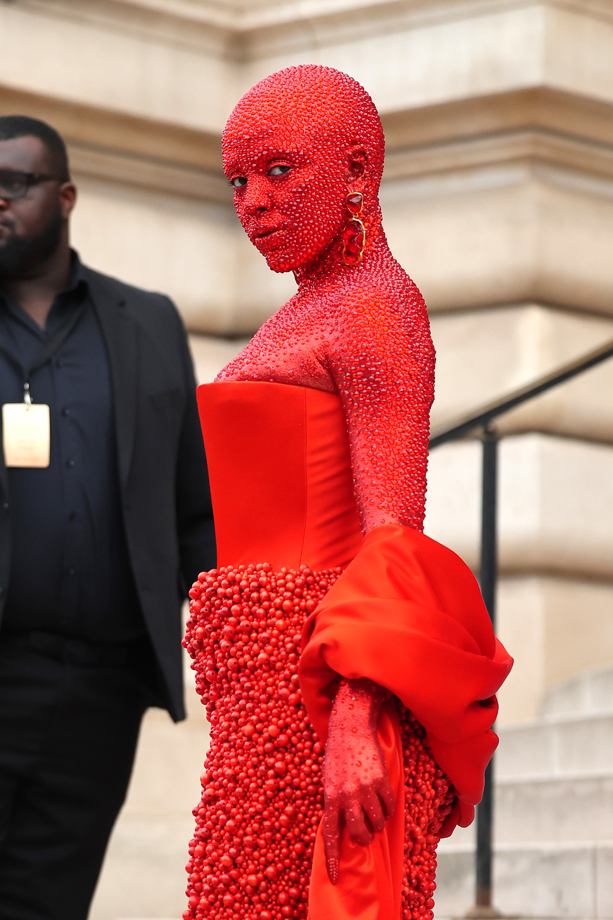 Doja Cat attends the Schiaparelli Haute Couture Spring Summer 2023 show as part of Paris Fashion Week, on January 23, 2023 in, Paris, France. | Source: Getty Images