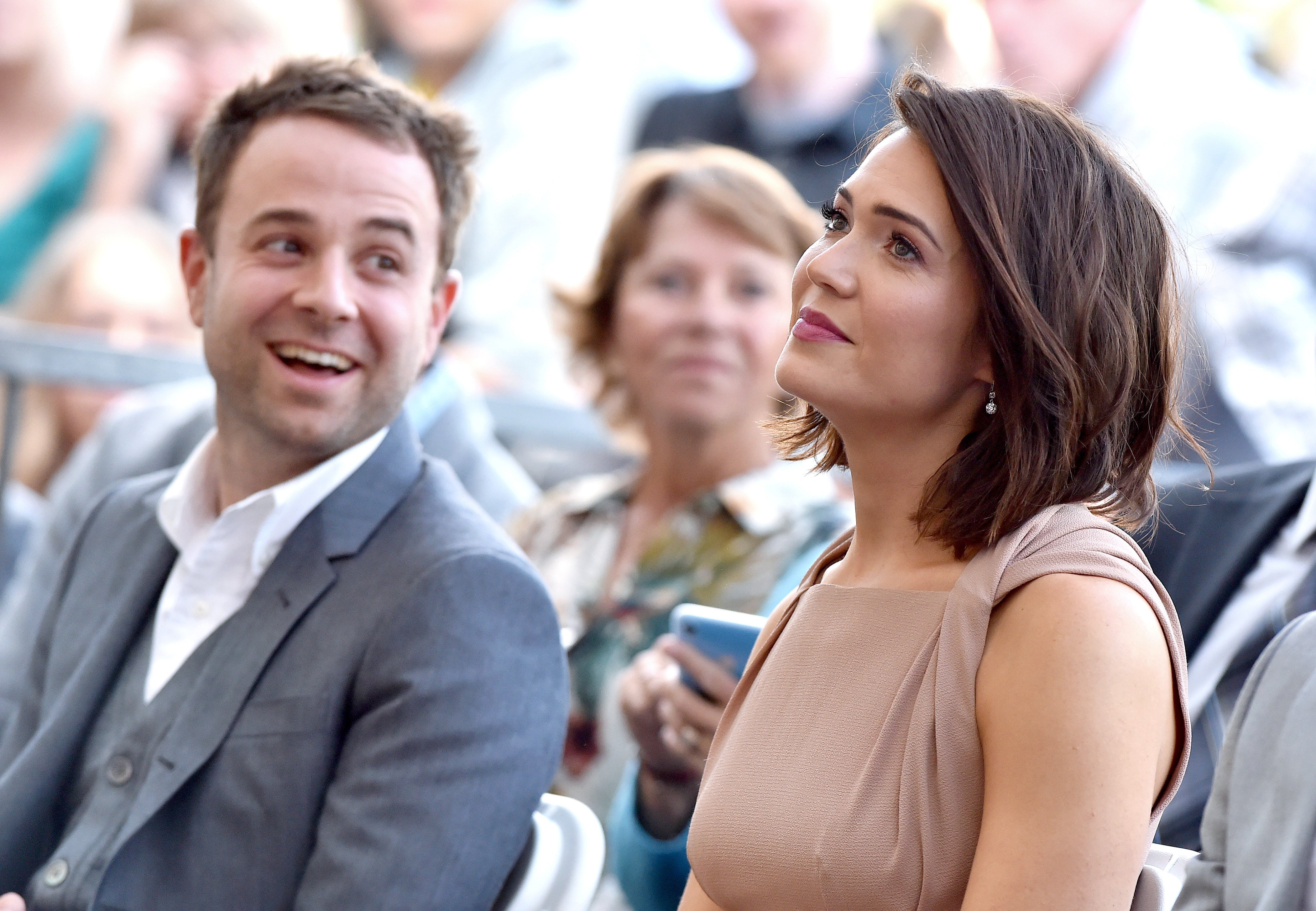 Many Moore and Taylor Goldsmith at the "Hollywood Walk of Fame" ceremony that honored Moore with her star, March, 2019. | Photo: Getty Images.  