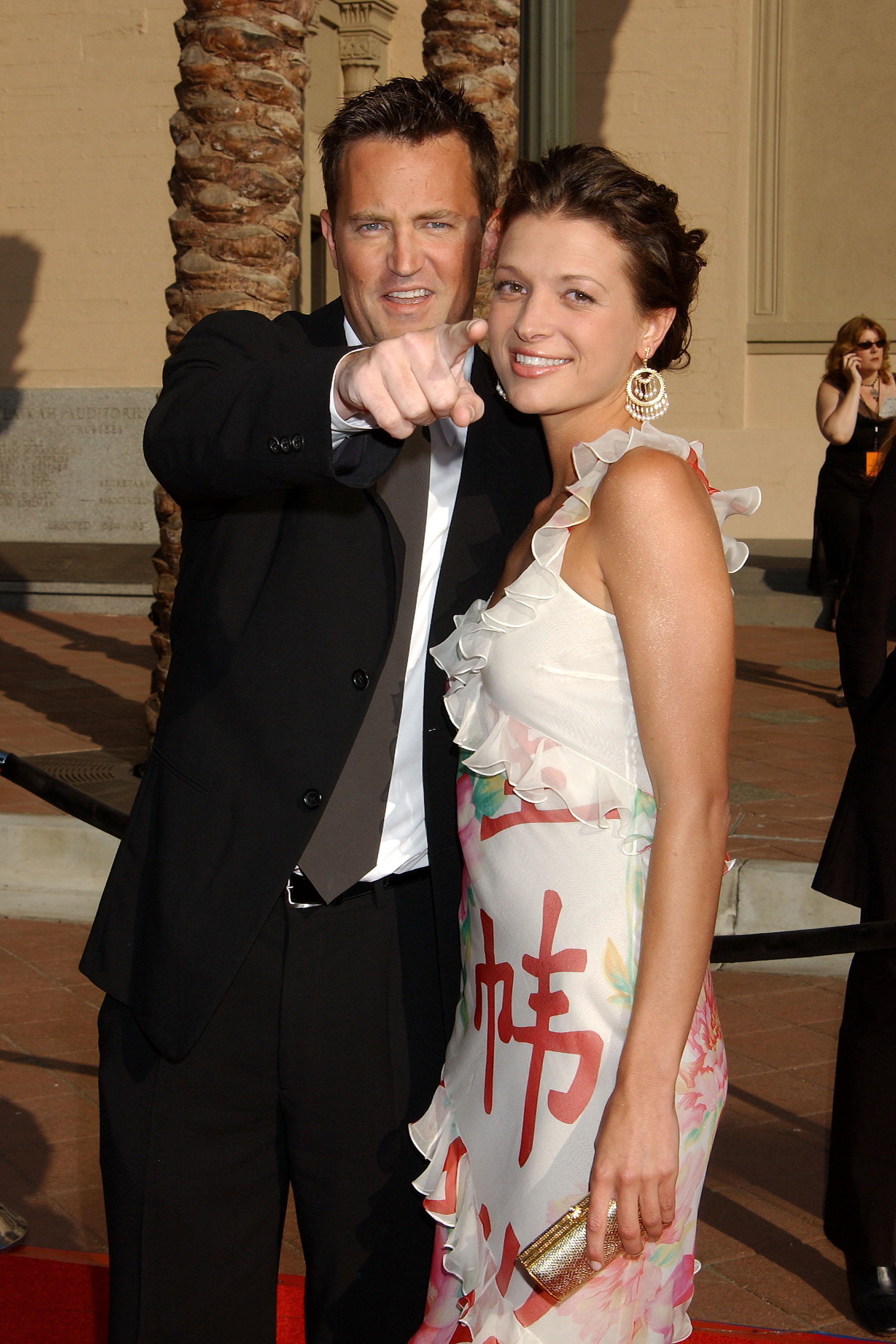 Matthew Perry and Rachel Dunn during the 2003 Emmy Creative Arts Awards on September 13, 2003, in Los Angeles, California. | Source: Getty Images