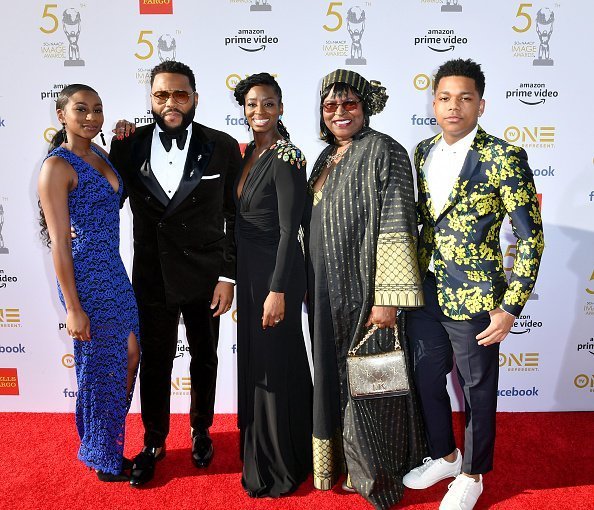 Kyra Anderson, Anthony Anderson, Alvina Stewart, Doris Hancox, and Nathan Anderson at Dolby Theatre on March 30, 2019 in Hollywood, California. | Photo: Getty Images Kyra Anderson, Anthony Anderson, Alvina Stewart, Doris Hancox, and Nathan Anderson at Dolby Theatre on March 30, 2019 in Hollywood, California. | Photo: Getty Images