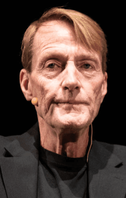 Lee Child sits on stage with a panel at the Bookcity Milan, on November 17, 2019, in Milan, Italy | Source: Rosdiana Ciaravolo/Getty Images
