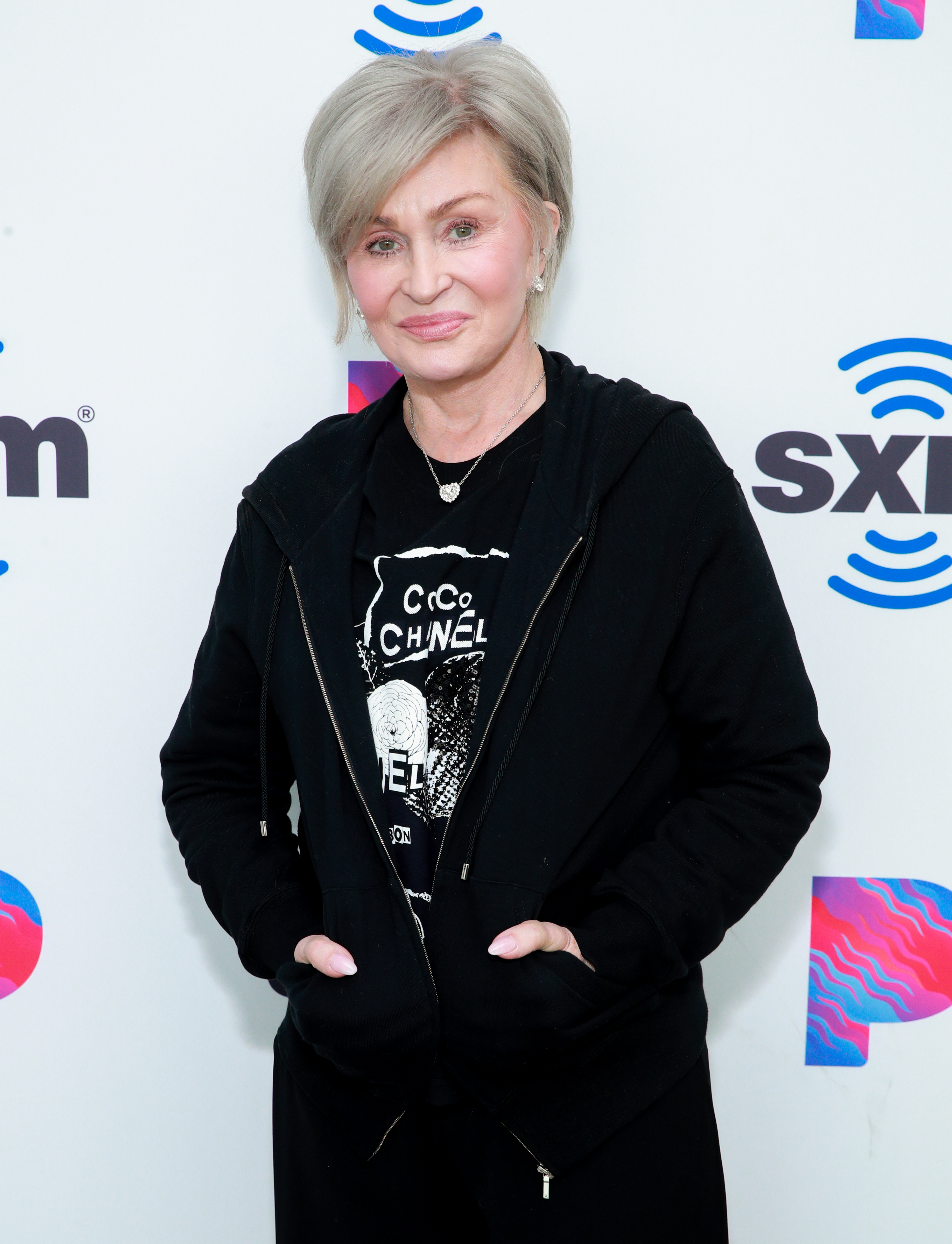 Sharon Osbourne visits the SiriusXM Hollywood Studio in Los Angeles, California on February 27, 2020 | Source: Getty Images