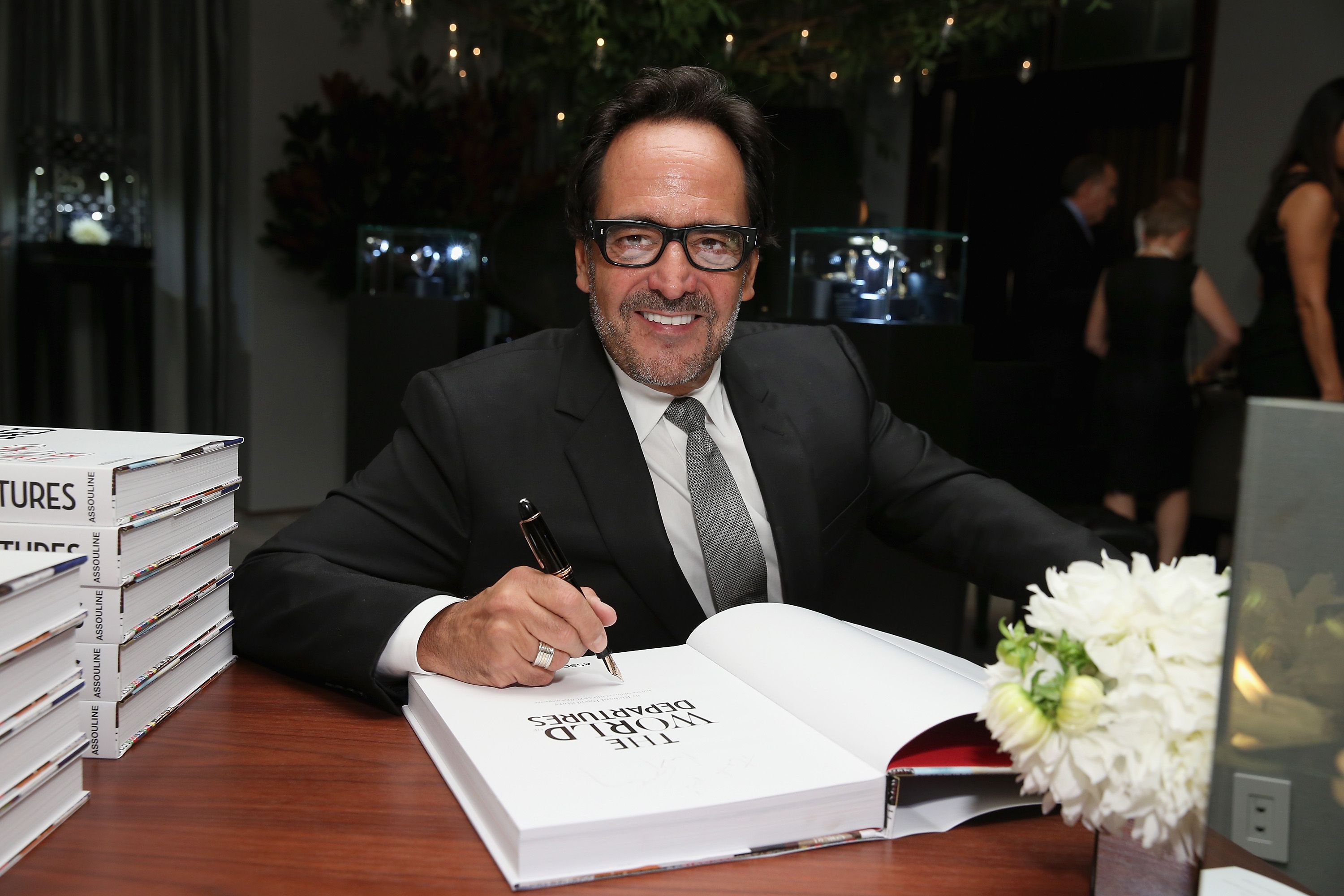 Richard David Story at the "Departures" Philanthropy Honors Gala with Kevin Spacey and Norah O'Donnell on October 7, 2014, in New York City | Photo" Neilson Barnard/Getty Images 