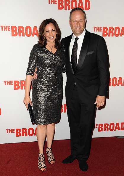 Kamala Harris and Douglas Emhoff attend the Broad Museum black tie inaugural dinner at The Broad on September 17, 2015 | Photo: Getty Images