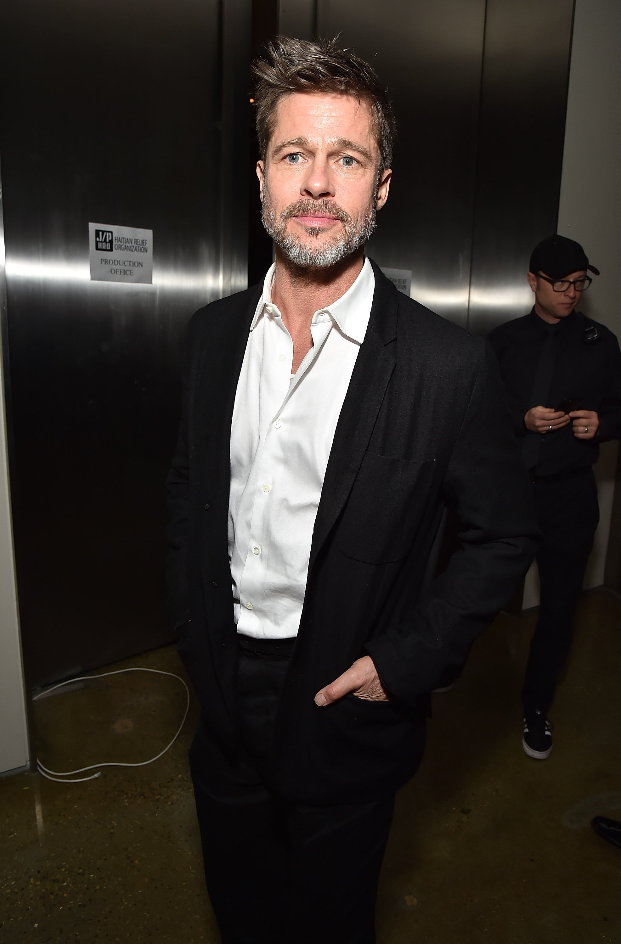 Brad Pitt at the a Sean Penn & Friends HAITI RISING Gala Dinner | Photo: Getty Images