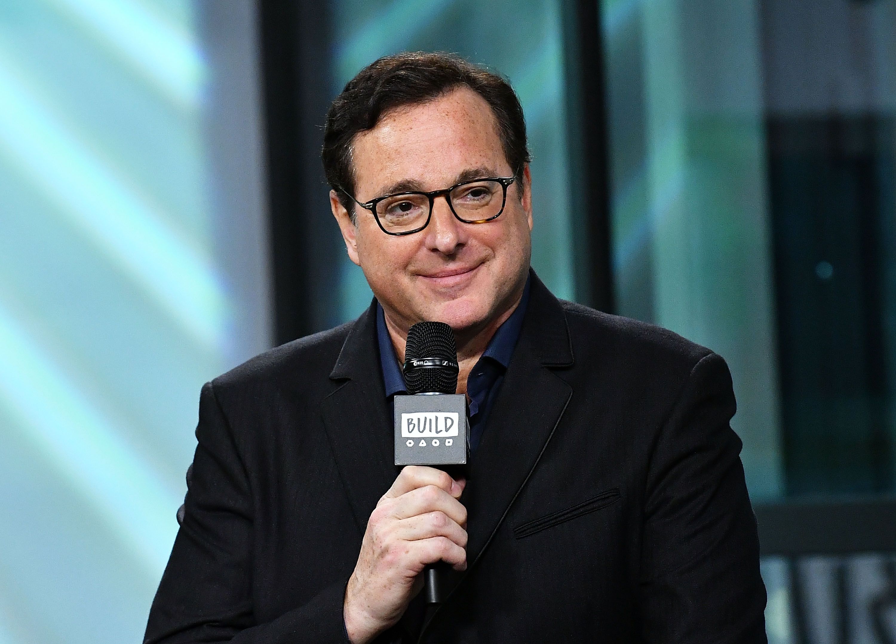 Bob Saget during his Build segment at Build Studio on September 18, 2017, in New York City. | Source: Getty Images