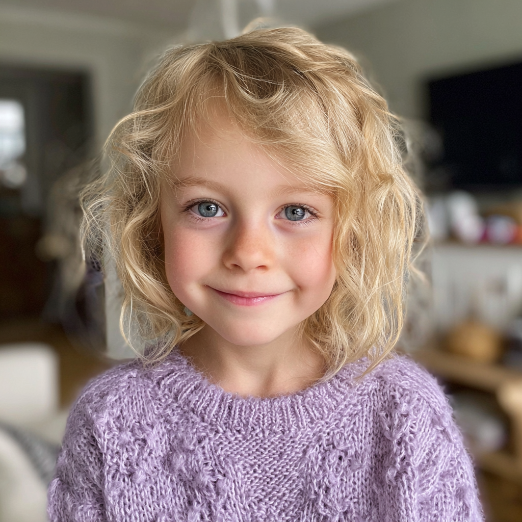 A smiling little girl | Source: Midjourney
