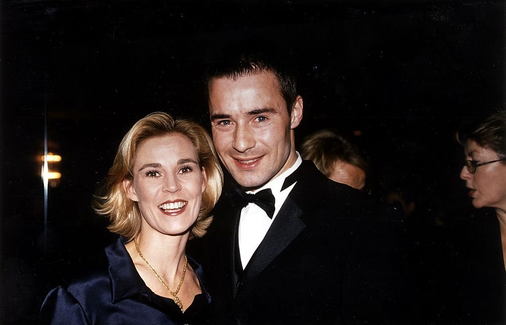 Kai Pflaume mit seiner Ehefrau Ilke 1998 (Foto von Galuschka) | Source: Ullstein Bild via Getty Images