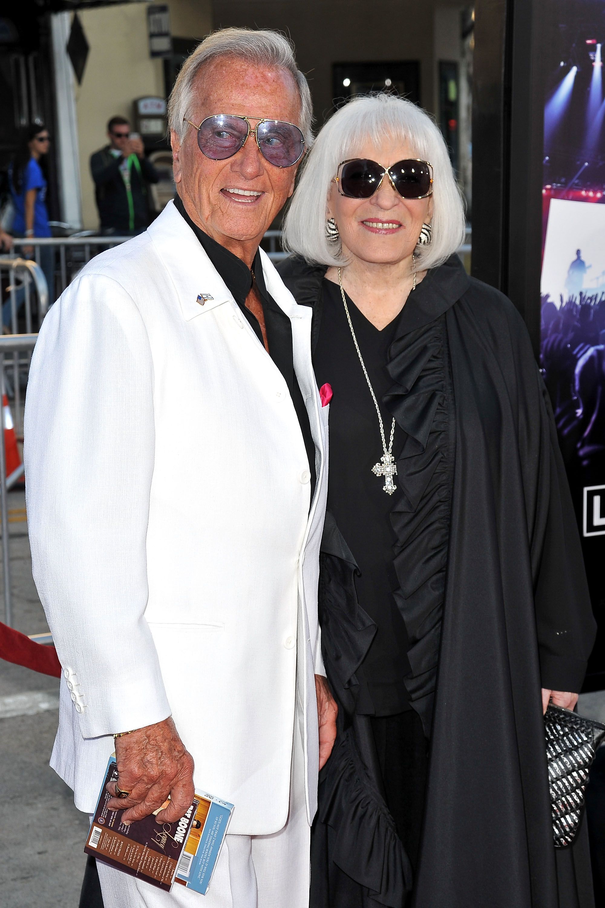 Pat Boone and Shirley Boone arrive at the Premiere Of Pure Flix Entertainment's 'Hillsong: Let Hope Rise' at Mann Village Theatre on September 13, 2016 in Westwood, California. | Source: Getty Images