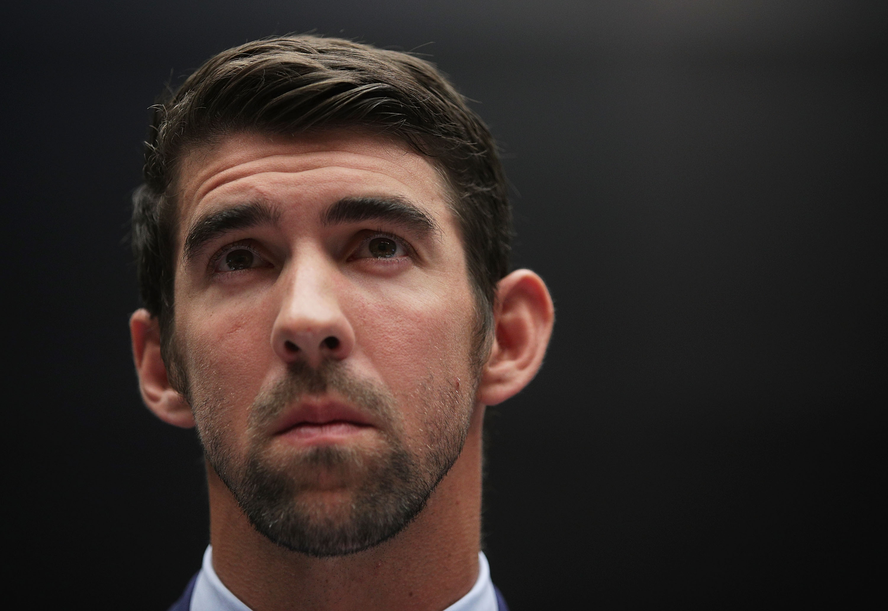 Michael Phelps during a hearing on February 28, 2017, on Capitol Hill in Washington, DC. | Source: Getty Images