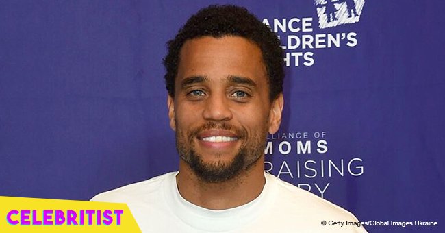Michael Ealy shares photo with wife Khatira Rafiqzada in denim shirt and white hat