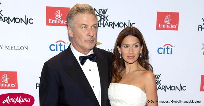 Alec Baldwin's wife shares 'before and after' photo with newborn baby