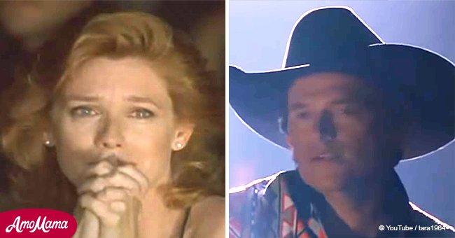 George Strait sings “I cross my heart” to woman of his dreams in iconic scene