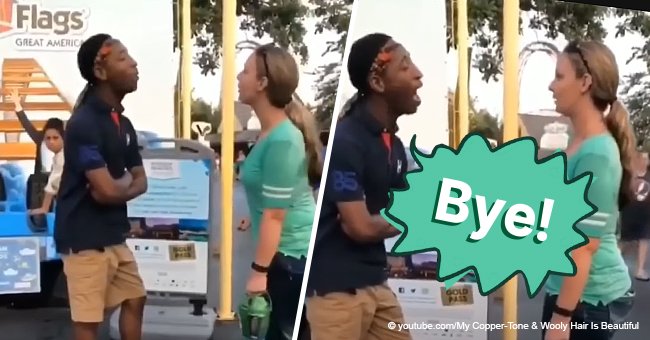 Video of white woman following black man and screaming in his face went viral