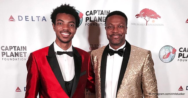 Chris Tucker shares photo with his tall son Destin, revealing their striking resemblance