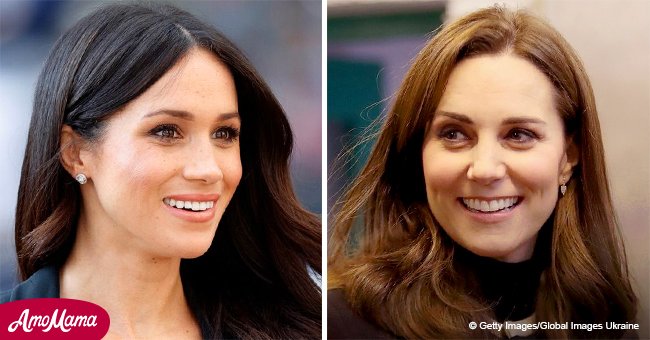 Meghan Markle's first solo outing with the Queen compared to Kate Middleton's