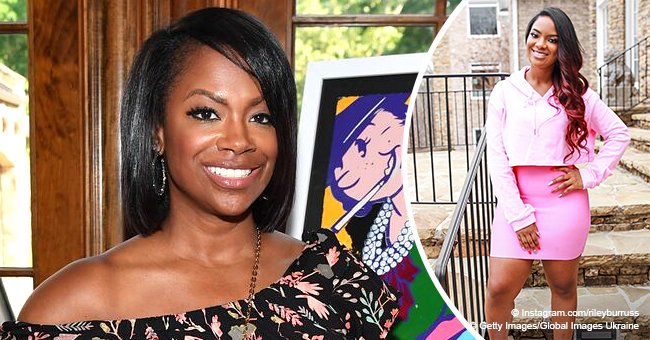 Kandi Burruss' daughter, 16, flaunts slimmer body in pink top & skirt after she dropped 50 lbs