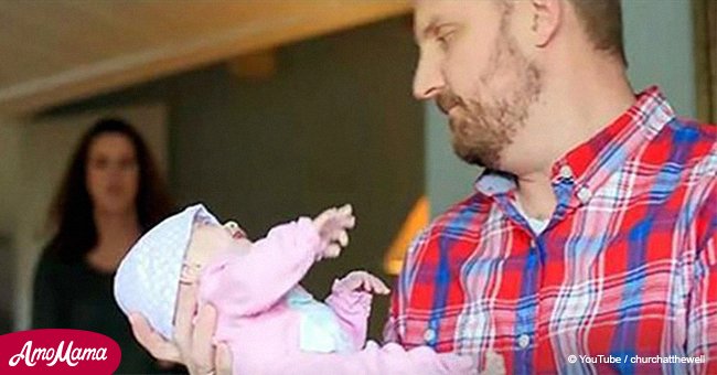 Baby was born 'without' a brain, but before she passed away her adoptive parents loved her fully