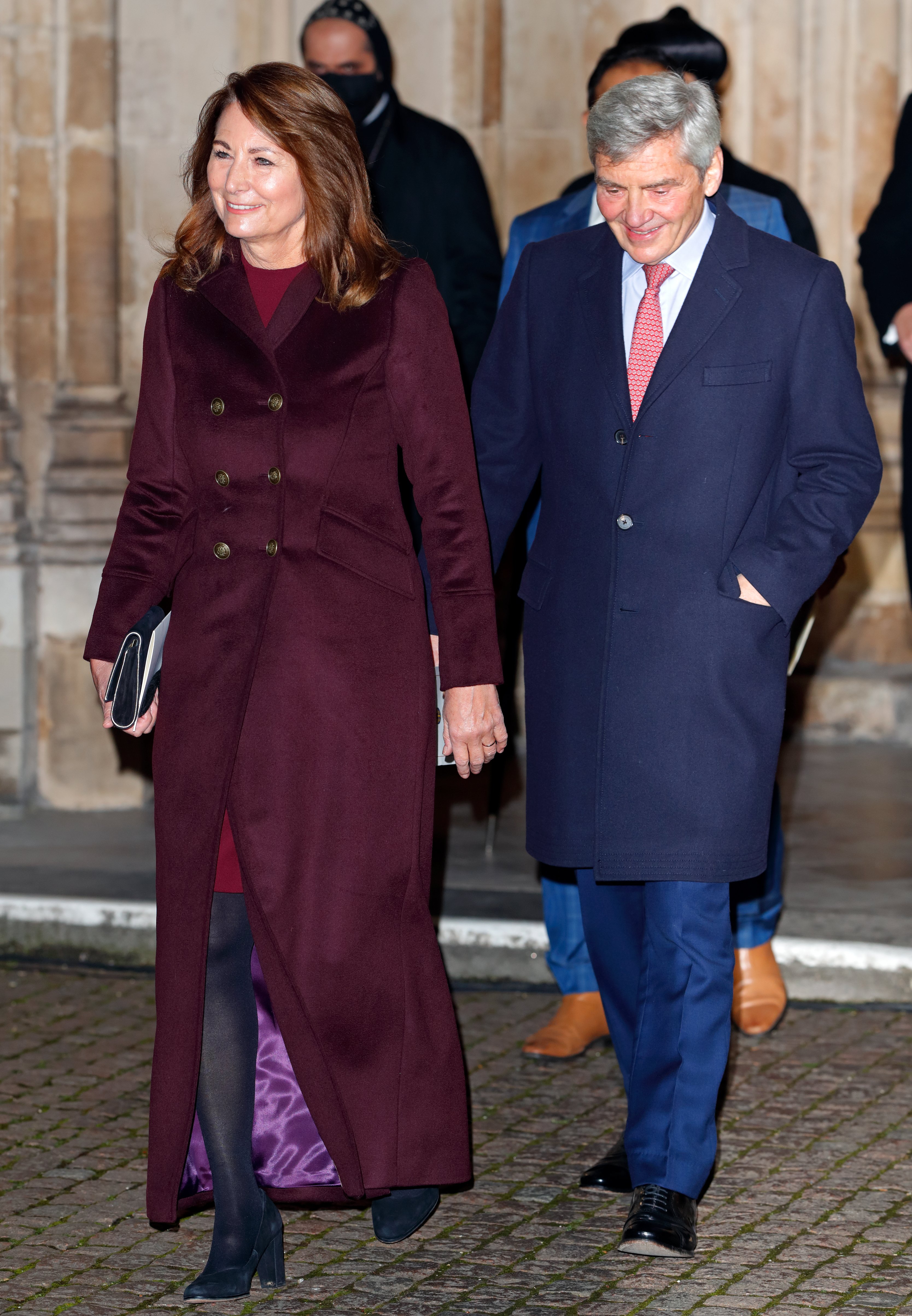 Carole Middleton and Michael Middleton during the "Together at Christmas" community carol service at Westminster Abbey on December 8, 2021 in London, England. / Source: Getty Images