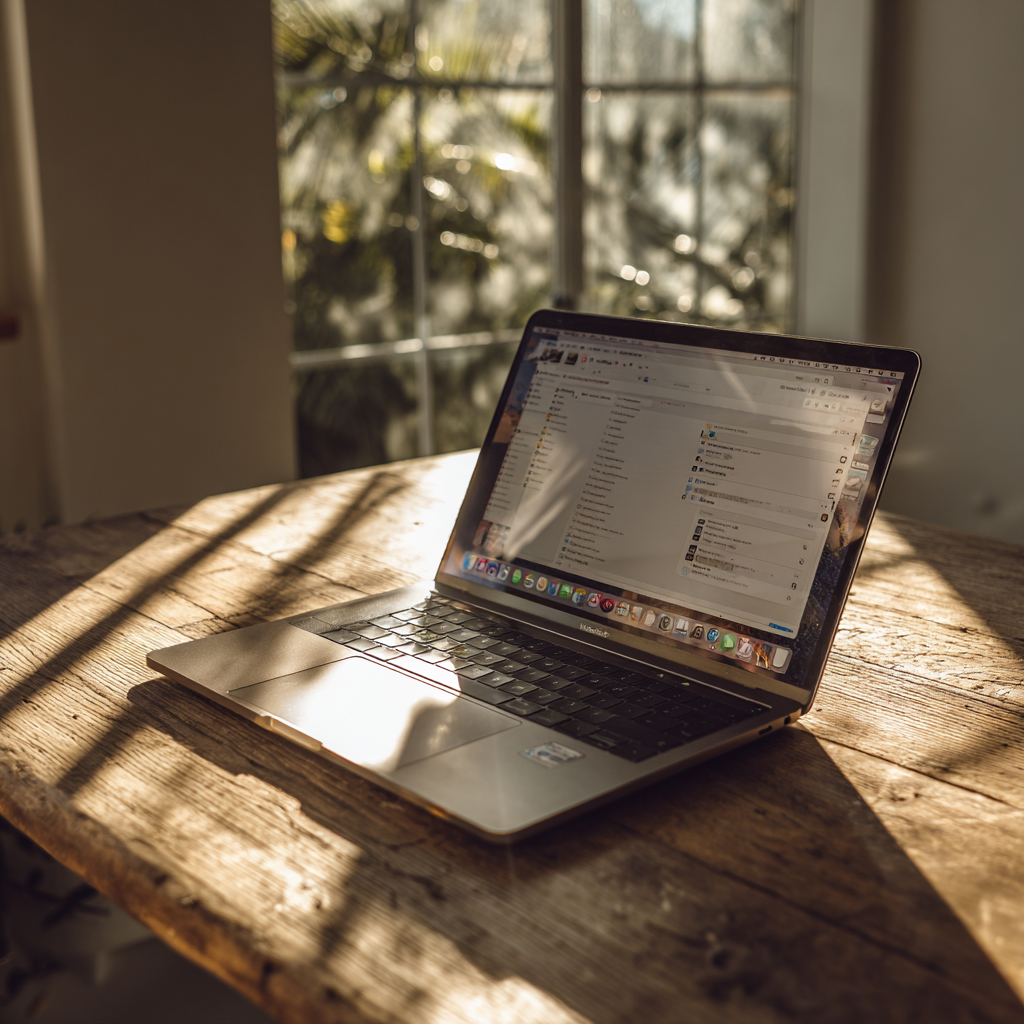 A laptop opened to emails | Source: Midjourney