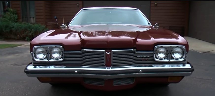 The 1973 Pontiac Parisienne that was put up for auction | Source: Youtube/Global News