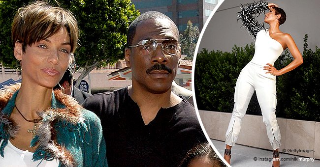 Eddie Murphy's Ex-wife Nicole Flaunts Her Stunning Physique in a White