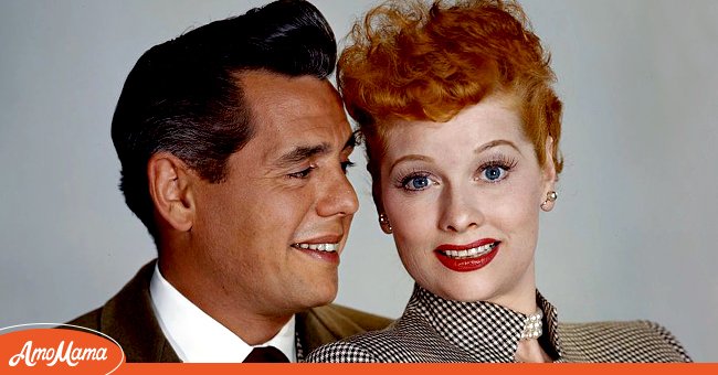 Actress Lucille Ball and her actor husband Desi Arnaz circa 1950s | Photo: Getty Images