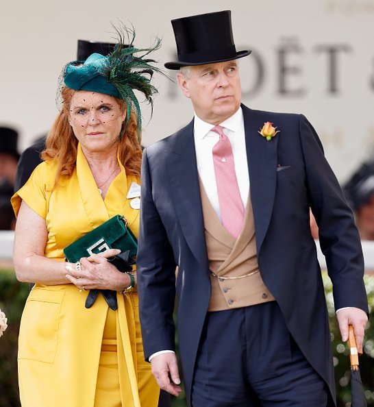 Sarah Ferguson, Duchess of York and Prince Andrew, Duke of York at Ascot Racecourse on June 21, 2019 | Photo: Getty Images