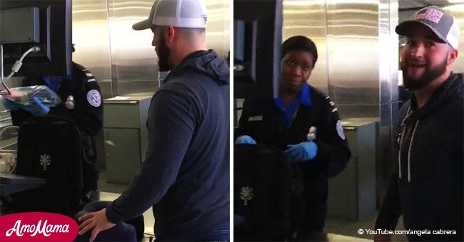 Dad puts adult toy in son's luggage and films his reaction at the airport