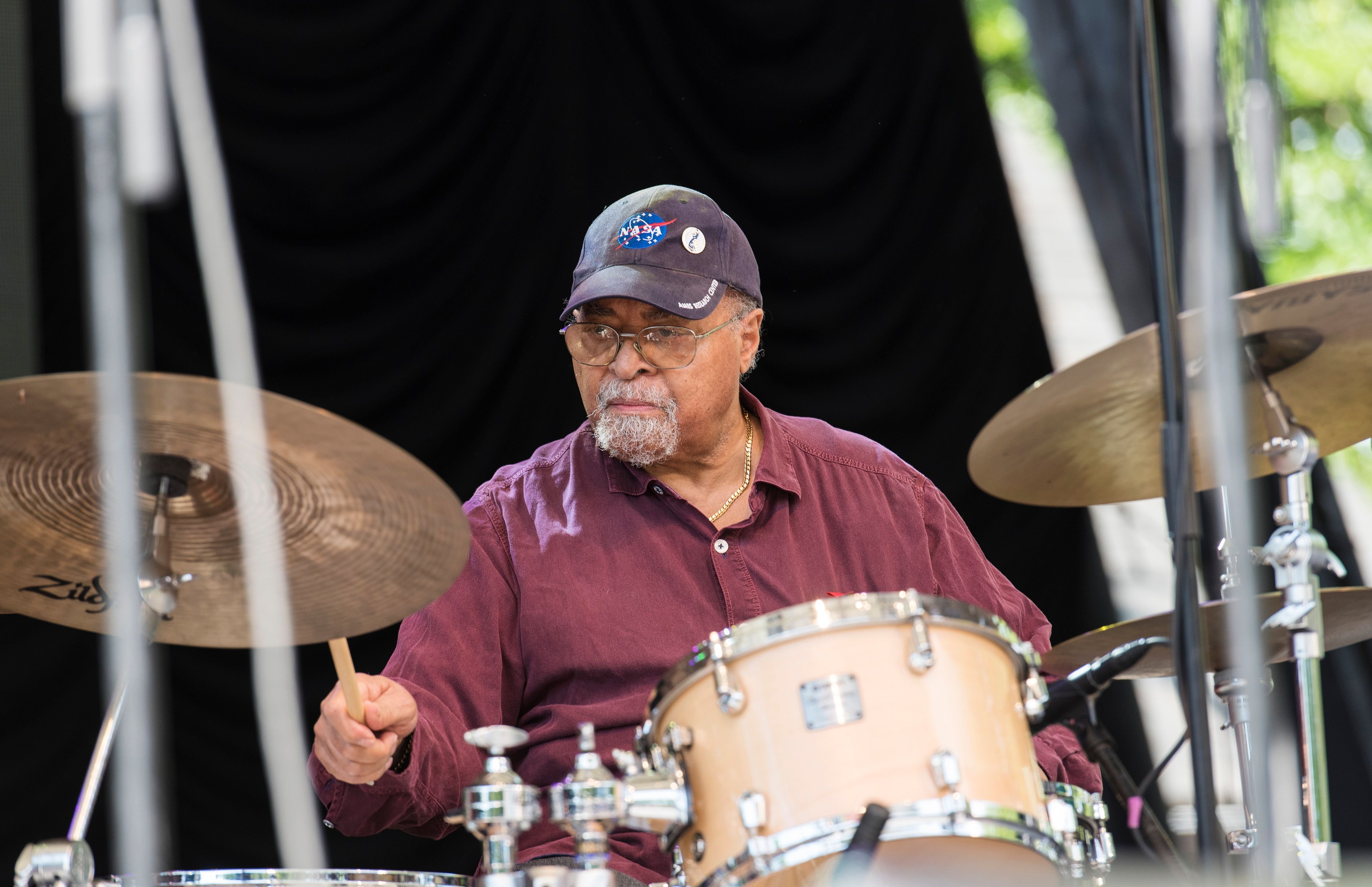 Jimmy Cobb performs with the Roy Hargrove Quintet during the Blue Note Jazz Festival at Central Park SummerStage, New York, New York, June 6, 2015 | Photo: Getty Images