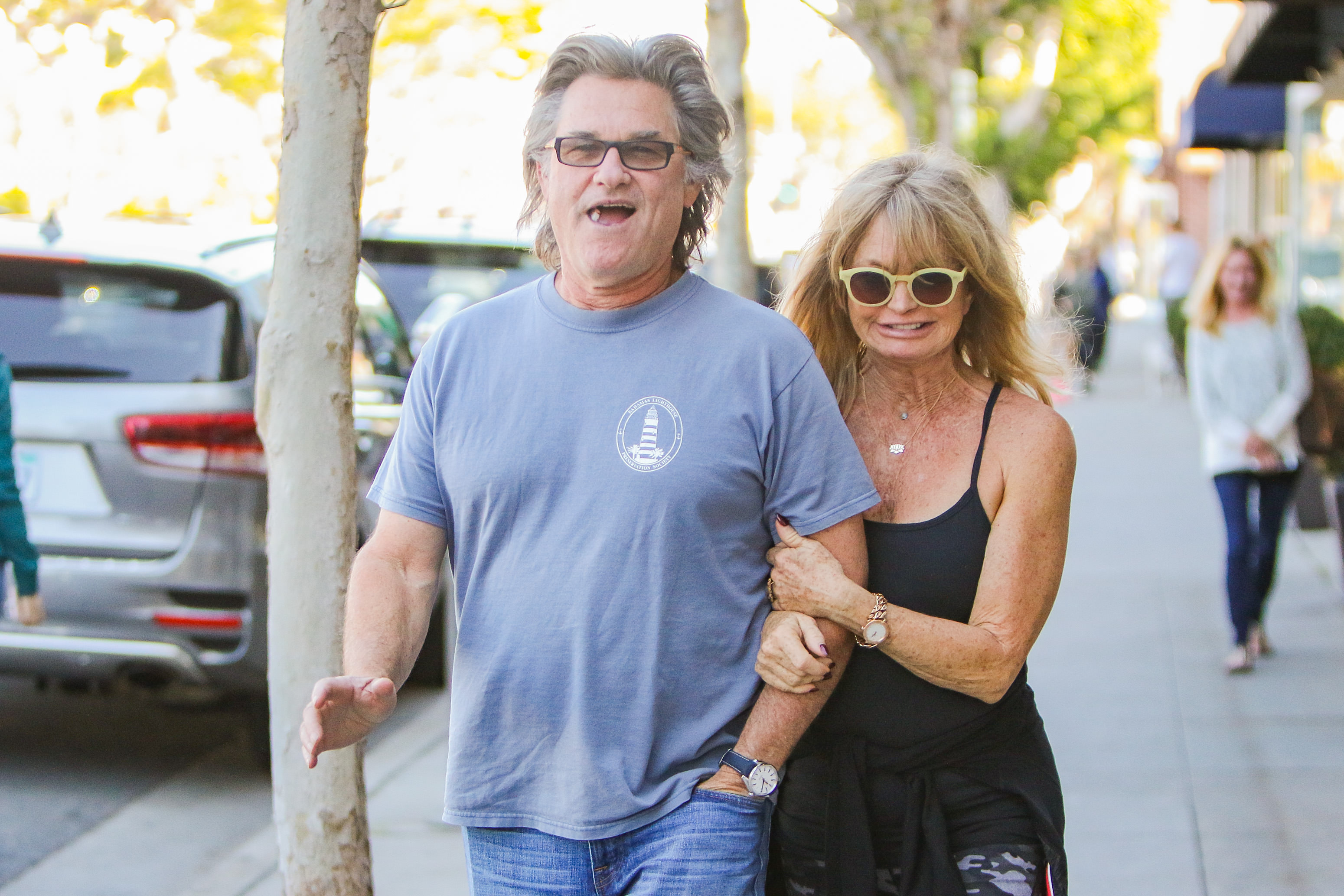 Goldie Hawn and Kurt Russell spotted on November 25, 2016 in Los Angeles, California. | Source: Getty Images