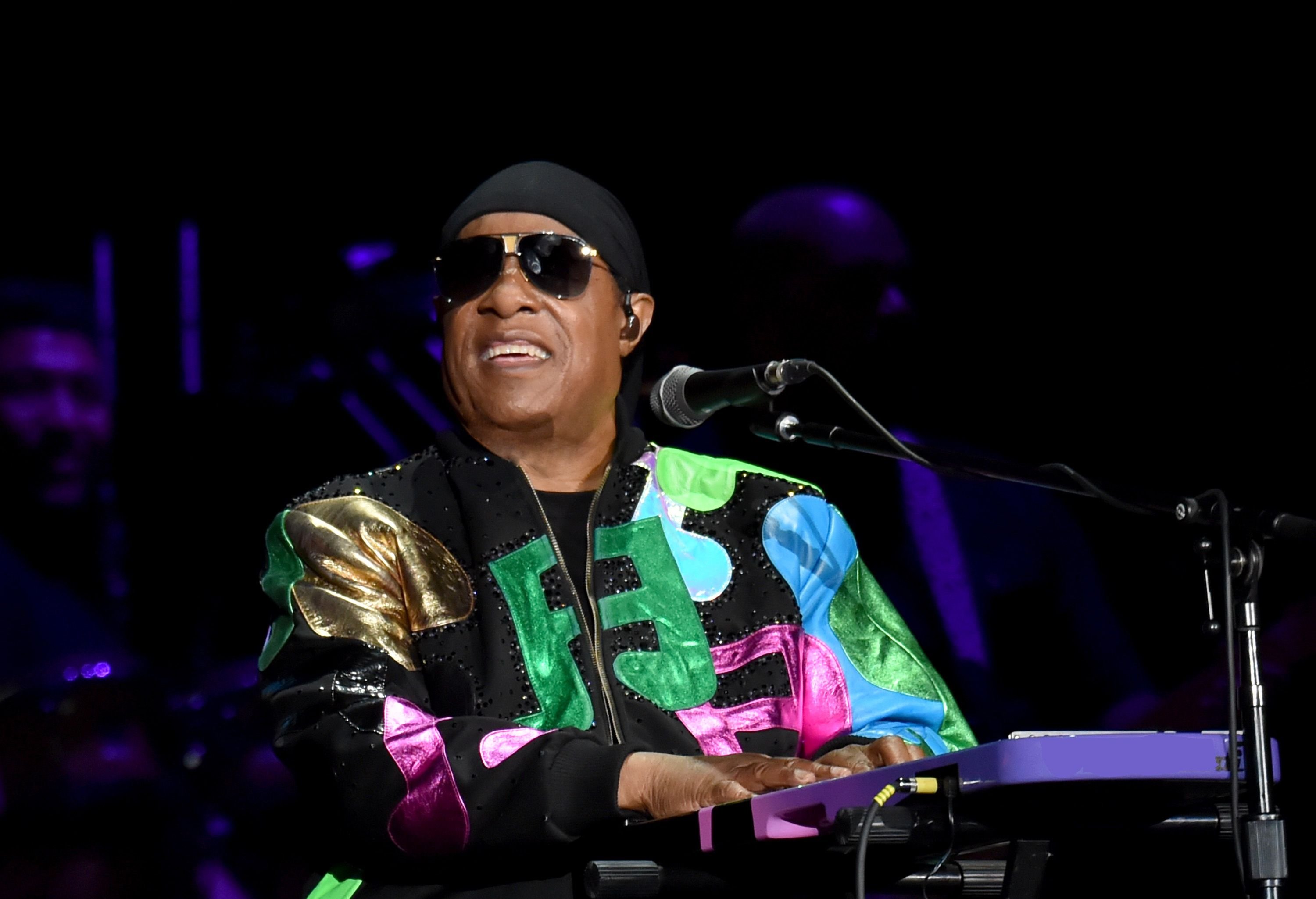Stevie Wonder at the British Summer Time Hyde Park concert in 2019 in London, England | Source: Getty Images