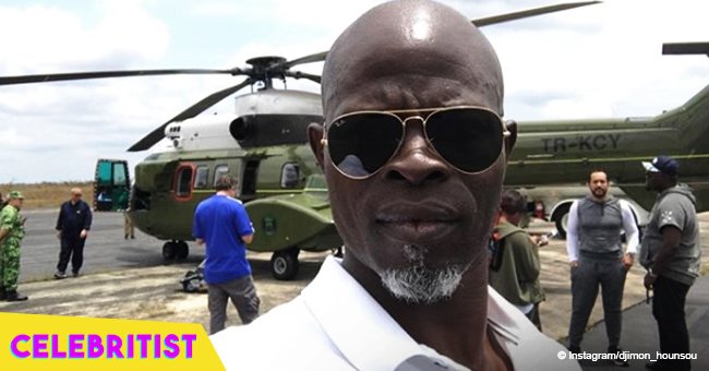 Djimon Hounsou shares photos with growing son in Africa, showing off their resemblance